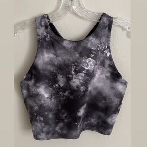 Razorback Athleta crop top with built in sports bra